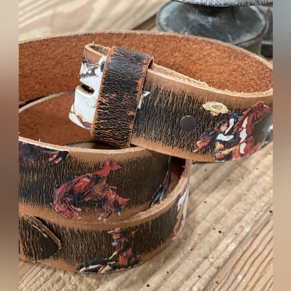 Women’s Genuine Leather Western Belt